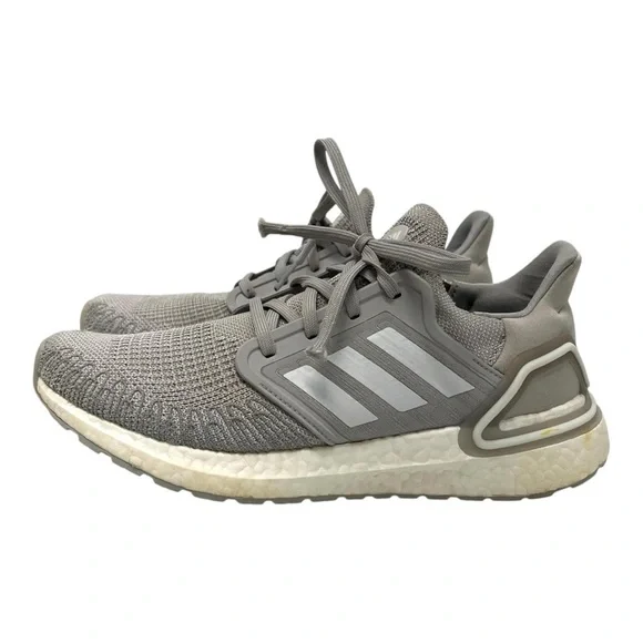 Adidas UltraBoost 20 Gray Running Training Athletic Shoes Women’s 8.5 - Picture 2 of 16